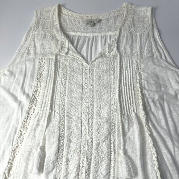 Lucky Brand Sleeveless White Top - Picture 4 of 5